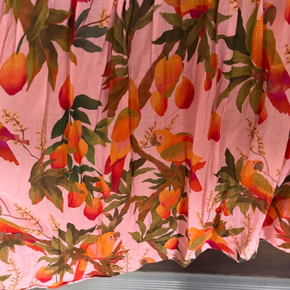 FARM Rio Pink and Orange Floral Blouse - Picture 5 of 5